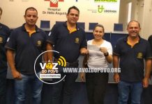 SERRA DO SALITRE – ATRAVÉS DA REALIZAÇÃO DO 15º BINGO BENEFICENTE DO “ROTARY CLUB”, INSTITUIÇÃO REALIZA DOAÇÃO EM DINHEIRO PARA O “HOSPITAL DO CÂNCER” EM UBERABA.