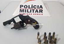 SERRA DO SALITRE – Polícia Militar prende autor por posse ilegal de arma de fogo.