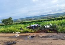 Grave acidente na MG-230 deixa uma vítima fatal e quatro feridos, próximo à Comunidade de Tejuco.