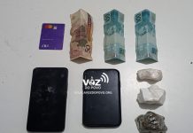 Polícia Militar prende dois homens por tráfico de drogas em Serra do Salitre.