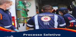 SAMU Regional/CISREUNO lança Processo Seletivo para contratação de Profissionais da Saúde: Médicos, Enfermeiros, Técnicos e Socorristas.